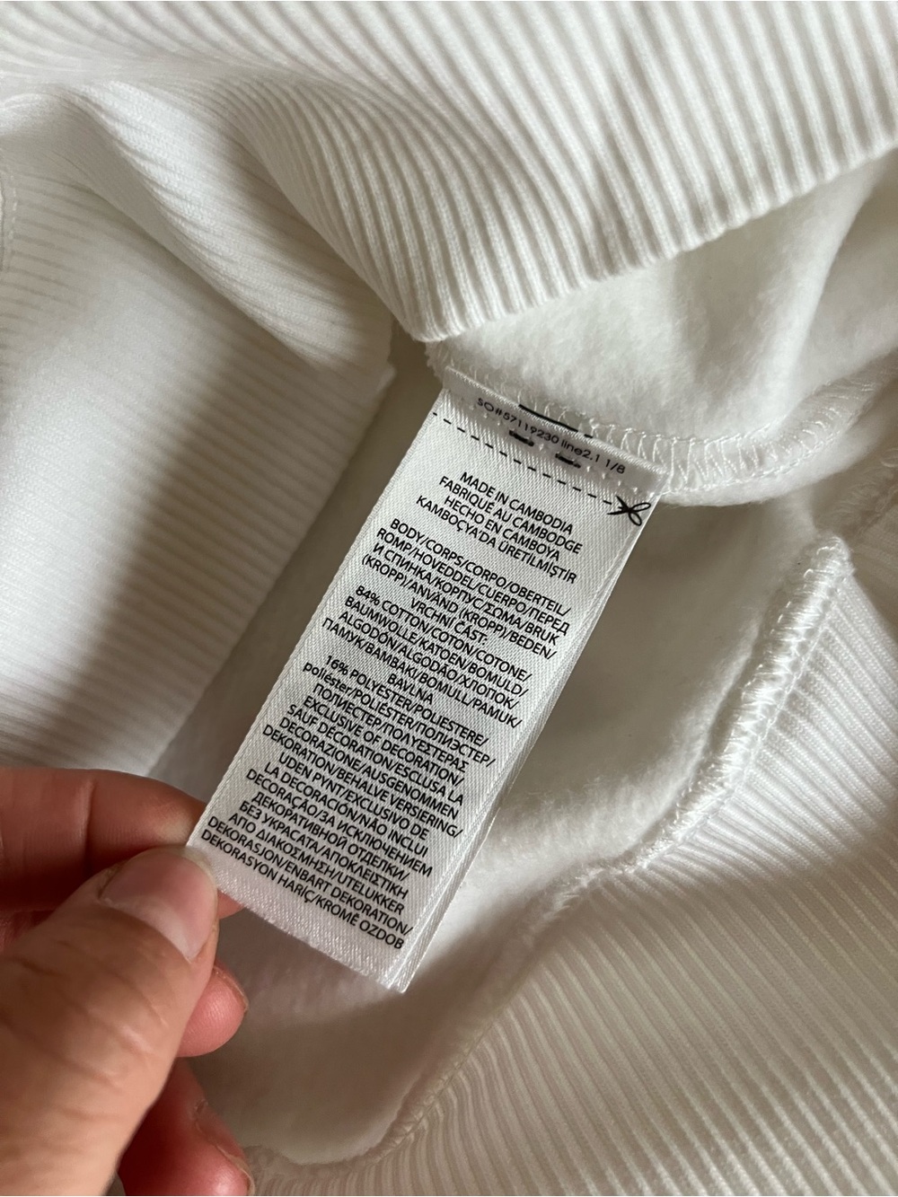 Ralph Lauren Polo 1/4 zip sweater white Large ombré L - Picture 8 of 12